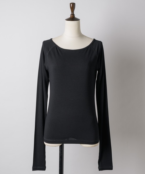 room153(ルームイチゴサン)の「ベーシックロングスリーブTOPS(Tシャツ/カットソー・レディース・ホワイト/ブラック/チャコールグレー/ミント・FREE)」の17枚目の写真