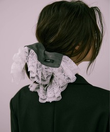 Carmelo(J[)Big lace stripe chouchou(VV)
