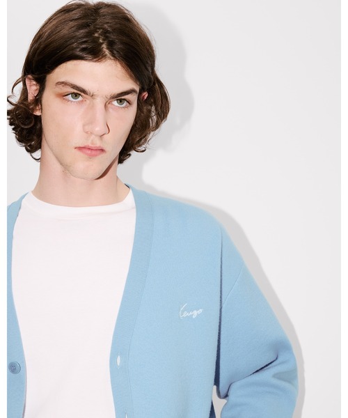 KENZO(ケンゾー)の「'KENZO Archive Bouquet' エンブロイド カーディガン(カーディガン/ボレロ・メンズ・ブルー系その他・MEDIUM)」の2枚目の写真
