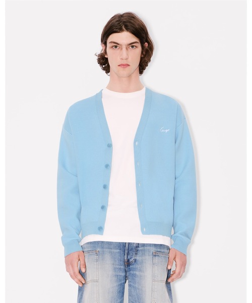 KENZO(ケンゾー)の「'KENZO Archive Bouquet' エンブロイド カーディガン(カーディガン/ボレロ・メンズ・ブルー系その他・MEDIUM)」の3枚目の写真