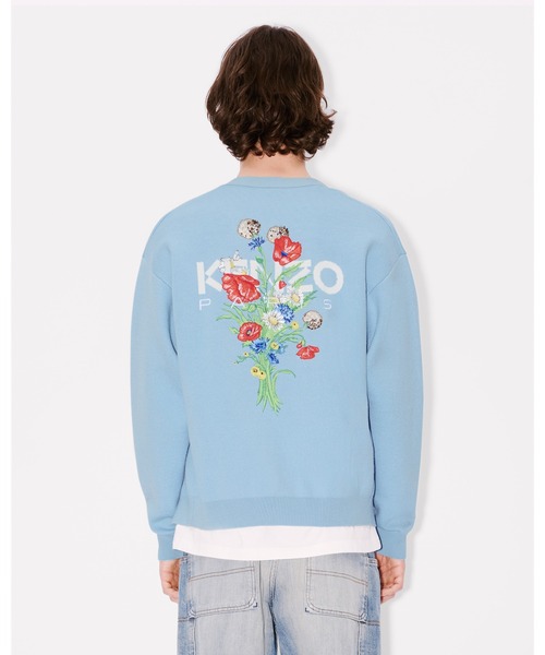 KENZO(ケンゾー)の「'KENZO Archive Bouquet' エンブロイド カーディガン(カーディガン/ボレロ・メンズ・ブルー系その他・MEDIUM)」の4枚目の写真