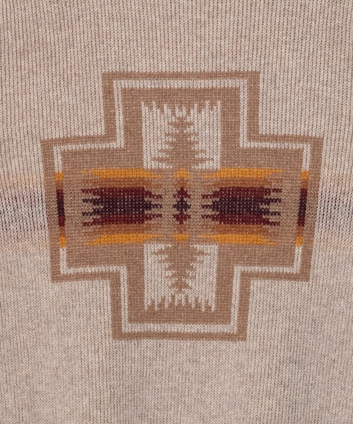 PENDLETON(ペンドルトン)の「PENDLETON/ペンドルトン シェットランドウール 5ゲージ クルーネックプルオーバー(ニット/セーター・メンズ・アイボリー/ブラック/タン・MEDIUM/LARGE)」の9枚目の写真