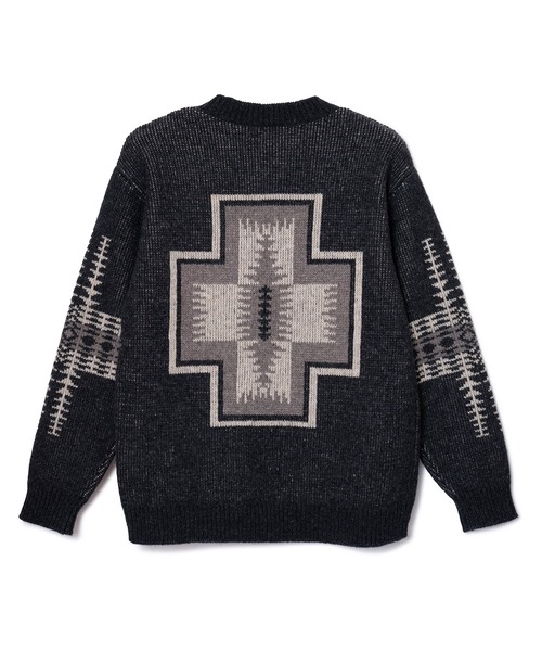 PENDLETON(ペンドルトン)の「PENDLETON/ペンドルトン シェットランドウール 5ゲージ クルーネックプルオーバー(ニット/セーター・メンズ・アイボリー/ブラック/タン・MEDIUM/LARGE)」の12枚目の写真