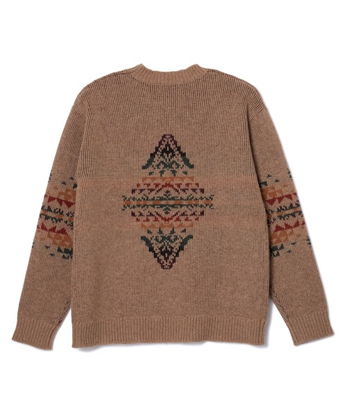 PENDLETON(ペンドルトン)の「PENDLETON/ペンドルトン シェットランドウール 5ゲージ クルーネックプルオーバー(ニット/セーター・メンズ・アイボリー/ブラック/タン・MEDIUM/LARGE)」の19枚目の写真
