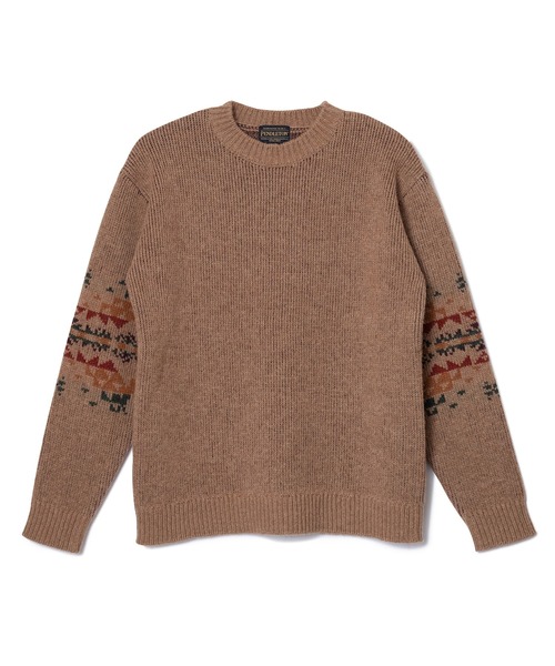 PENDLETON(ペンドルトン)の「PENDLETON/ペンドルトン シェットランドウール 5ゲージ クルーネックプルオーバー(ニット/セーター・メンズ・アイボリー/ブラック/タン・MEDIUM/LARGE)」の20枚目の写真