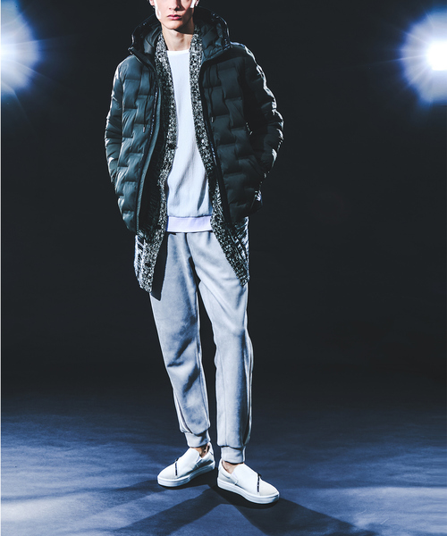 5351 POUR LES HOMMES（ゴーサンゴーイチプールオム）の「スイッチング ジップレザー スニーカー（スニーカー・メンズ・ブラック/ホワイト・44/43/42/41/40）」の3枚目の写真