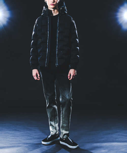 5351 POUR LES HOMMES（ゴーサンゴーイチプールオム）の「スイッチング ジップレザー スニーカー（スニーカー・メンズ・ブラック/ホワイト・44/43/42/41/40）」の11枚目の写真