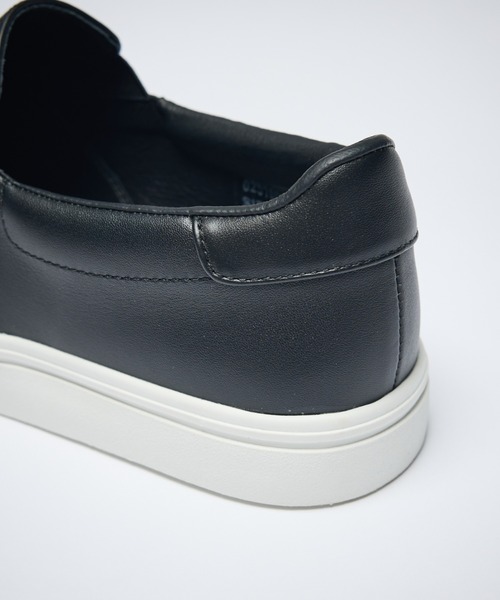 5351 POUR LES HOMMES（ゴーサンゴーイチプールオム）の「スイッチング ジップレザー スニーカー（スニーカー・メンズ・ブラック/ホワイト・44/43/42/41/40）」の12枚目の写真