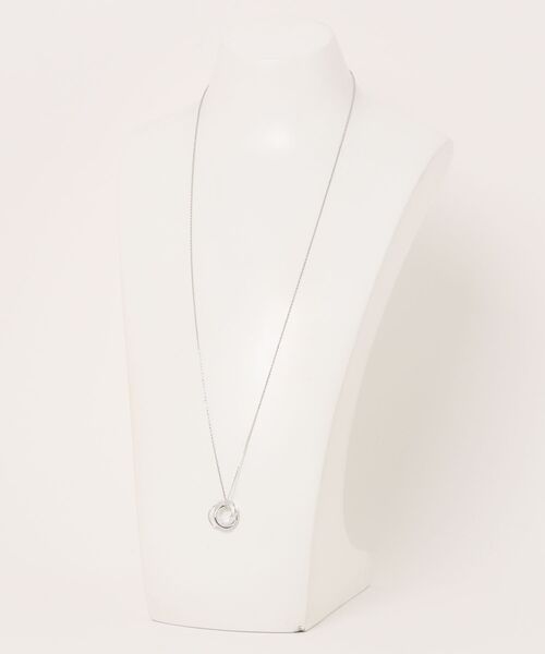 Q（キュー）の「異素材コンビネックレス（ネックレス・レディース・シルバー/ゴールド・ONESIZE）」の4枚目の写真