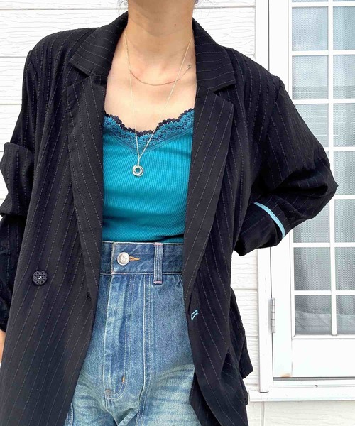 Q（キュー）の「異素材コンビネックレス（ネックレス・レディース・シルバー/ゴールド・ONESIZE）」の5枚目の写真