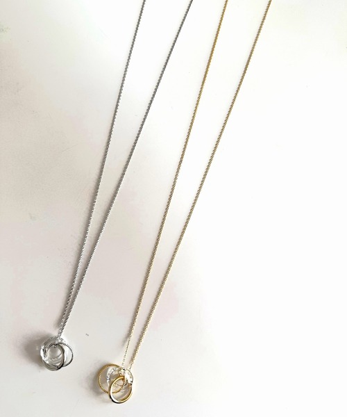 Q（キュー）の「異素材コンビネックレス（ネックレス・レディース・シルバー/ゴールド・ONESIZE）」の10枚目の写真