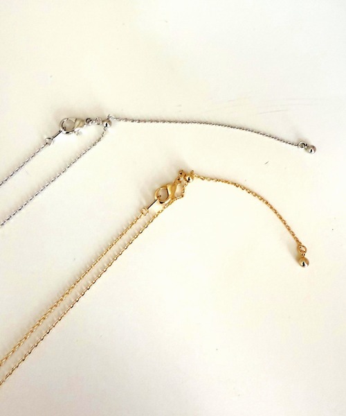 Q（キュー）の「異素材コンビネックレス（ネックレス・レディース・シルバー/ゴールド・ONESIZE）」の8枚目の写真