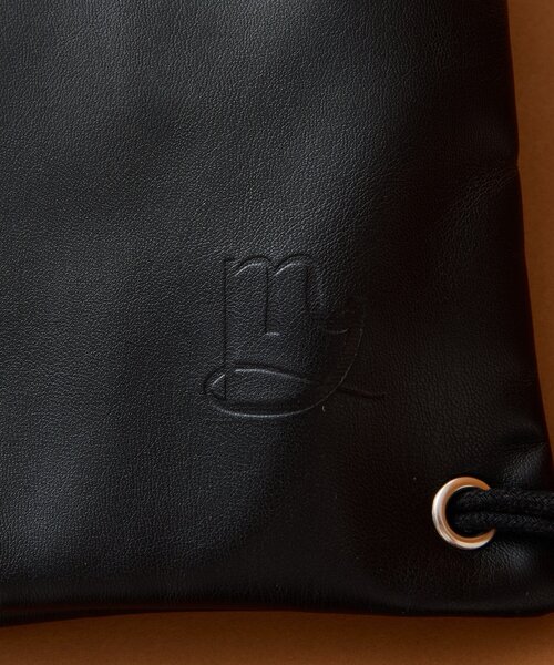 mystic（ミスティック）の「フェイクレザーナップサック（バックパック/リュック・レディース・ブラウン/ブラック・ONE SIZE）」の9枚目の写真