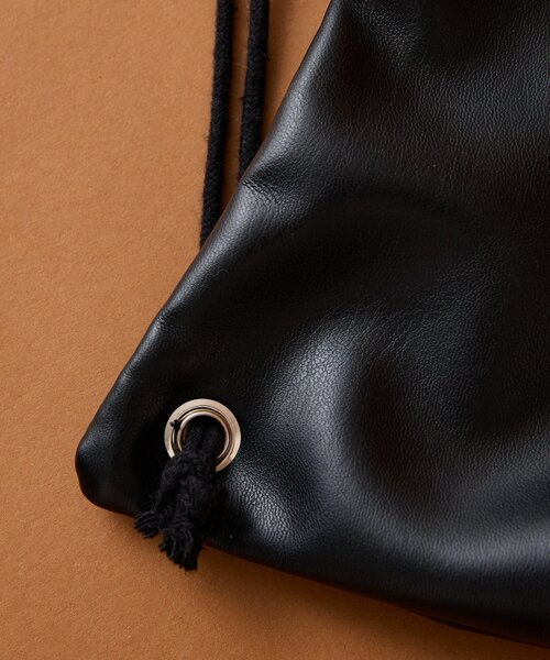 mystic（ミスティック）の「フェイクレザーナップサック（バックパック/リュック・レディース・ブラウン/ブラック・ONE SIZE）」の10枚目の写真