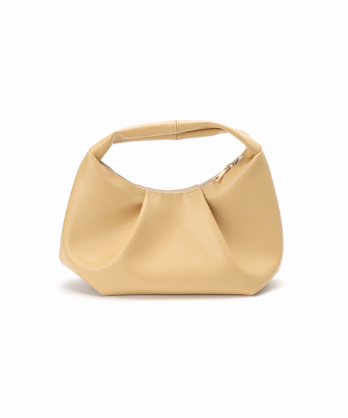 SLOBE IENA（スローブイエナ）の「SLOBE タックラウンドバッグ（ハンドバッグ・レディース・カーキ/イエロー・FREE）」の22枚目の写真