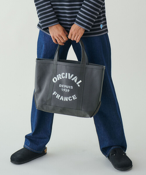 ORCIVAL | プリント キャンバストートバッグ 中（トートバッグ