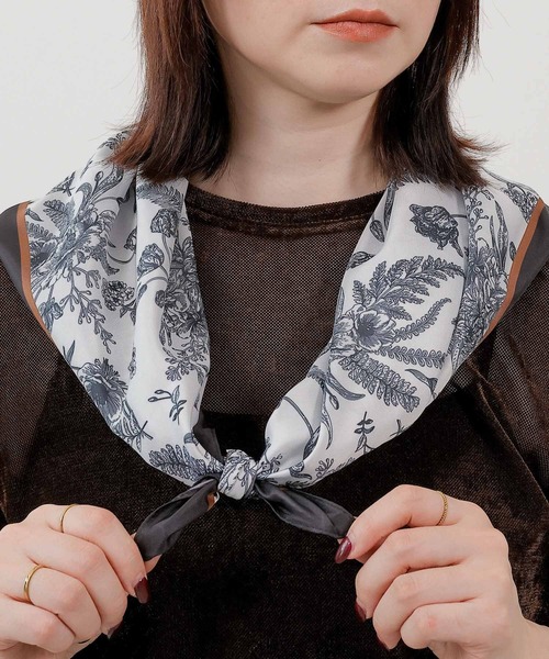 ツイルプリントスカーフ 70cm×70cm（バンダナ/スカーフ