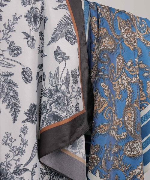 ツイルプリントスカーフ 70cm×70cm（バンダナ/スカーフ