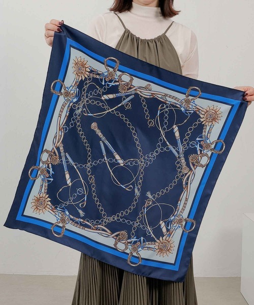 ダンス イラスト スカーフ 70cm ダンス イラスト スカーフ 70cm