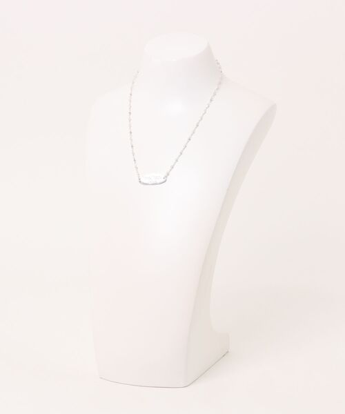 TINA：JOJUN（ティーナジョジュン）の「刻印入り プレートネックレス TINA：JOJUN（ネックレス・レディース・シルバー・F）」の2枚目の写真