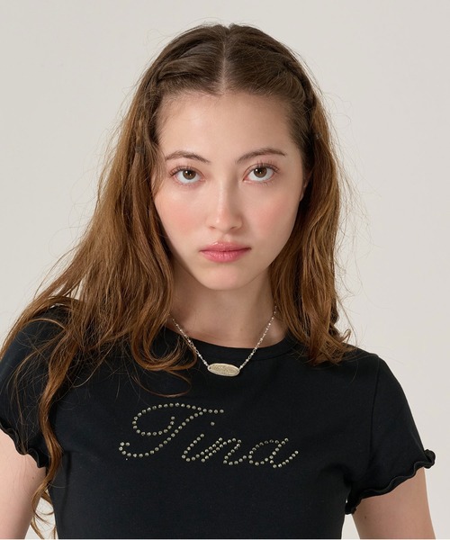 TINA：JOJUN（ティーナジョジュン）の「刻印入り プレートネックレス TINA：JOJUN（ネックレス・レディース・シルバー・F）」の8枚目の写真