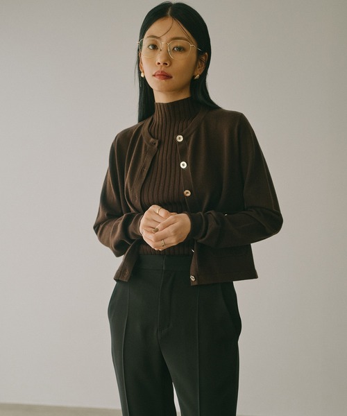 セール】ベーシックウールニットカーディガン（カーディガン/ボレロ