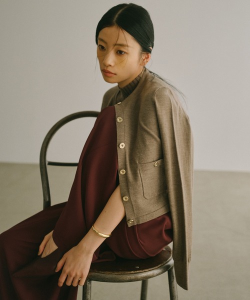 セール】ベーシックウールニットカーディガン（カーディガン/ボレロ