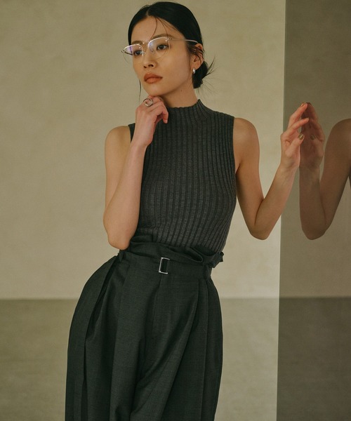 anuans（アニュアンス）の「ベーシックウールニットカーディガン（カーディガン/ボレロ・レディース・グレー/モカ/アイボリー/ブラック/ブラウン・FREE）」の8枚目の写真