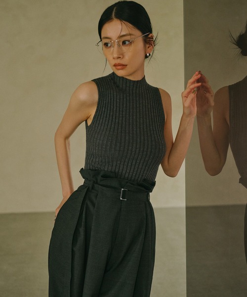 anuans（アニュアンス）の「ベーシックウールニットカーディガン（カーディガン/ボレロ・レディース・グレー/モカ/アイボリー/ブラック/ブラウン・FREE）」の9枚目の写真