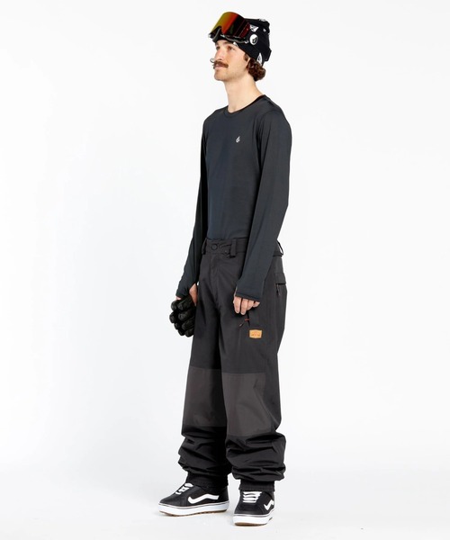 VOLCOM GORE-TEX LONGOスキーウェア M ブラック Volcom Longo GORE-TEX Mens Jacket 2025 | Corbetts Ski +