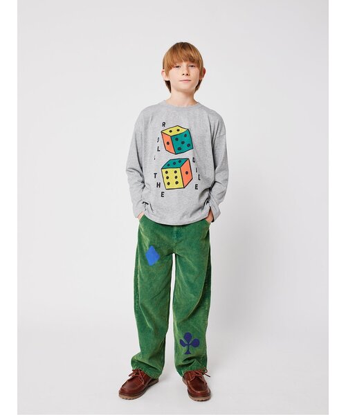 BOBO CHOSES（ボボショーズ）の「Roll The Dice長袖Ｔシャツ【キッズ】（Tシャツ/カットソー・キッズ・グレー・100/110/120/130/140）」の3枚目の写真