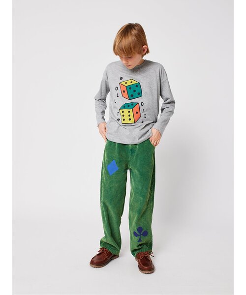 BOBO CHOSES（ボボショーズ）の「Roll The Dice長袖Ｔシャツ【キッズ】（Tシャツ/カットソー・キッズ・グレー・100/110/120/130/140）」の4枚目の写真