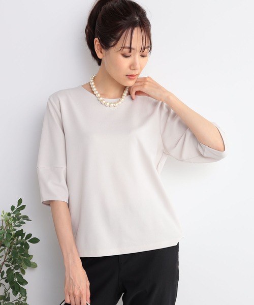 GALLORIA(ギャローリア)の「ランタンスリーブプルオーバー(Tシャツ/カットソー・レディース・ライトブルー/アイボリー/ネイビー・LL/L/M/S)」の4枚目の写真