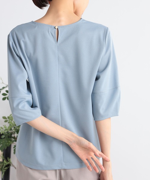 GALLORIA(ギャローリア)の「ランタンスリーブプルオーバー(Tシャツ/カットソー・レディース・ライトブルー/アイボリー/ネイビー・LL/L/M/S)」の8枚目の写真