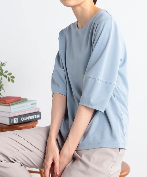 GALLORIA(ギャローリア)の「ランタンスリーブプルオーバー(Tシャツ/カットソー・レディース・ライトブルー/アイボリー/ネイビー・LL/L/M/S)」の10枚目の写真