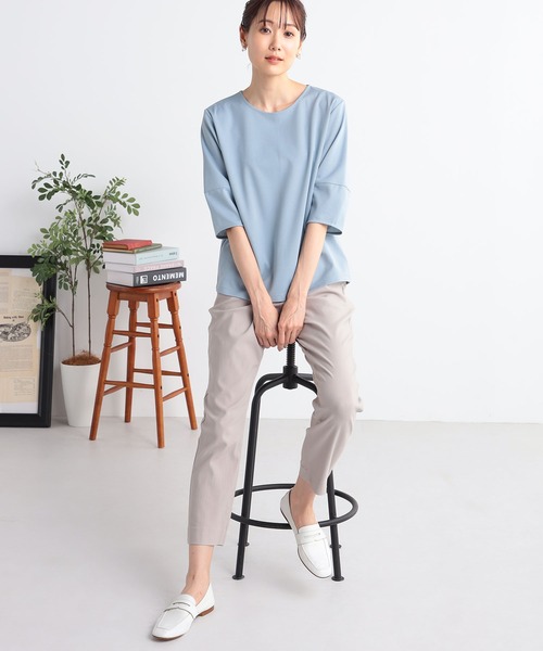 GALLORIA(ギャローリア)の「ランタンスリーブプルオーバー(Tシャツ/カットソー・レディース・ライトブルー/アイボリー/ネイビー・LL/L/M/S)」の11枚目の写真