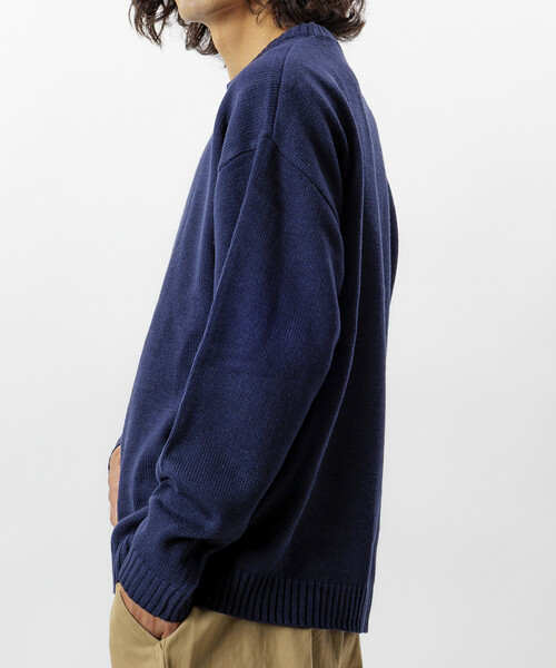 セール】限定展開 リラックスフィット ジャカード クルーネック ニット