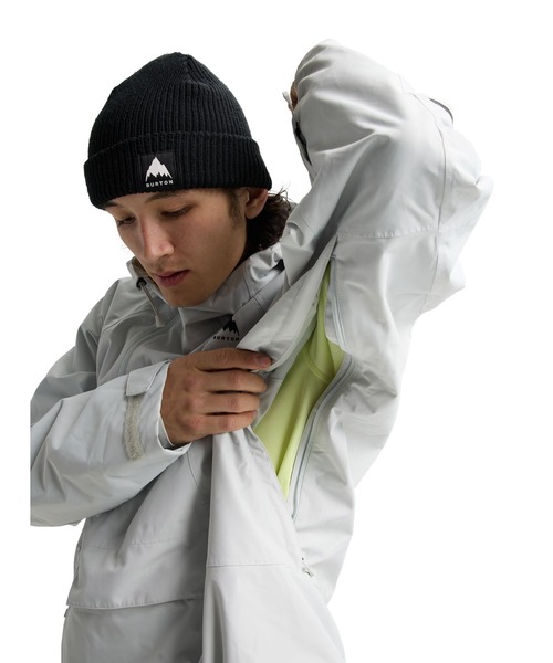 BURTON（バートン）の「Burton Reserve 2L リラックス アノラック ジャケット（その他アウター・メンズ・ライトグレー/ベージュ×ブラック・M/L/S）」の3枚目の写真