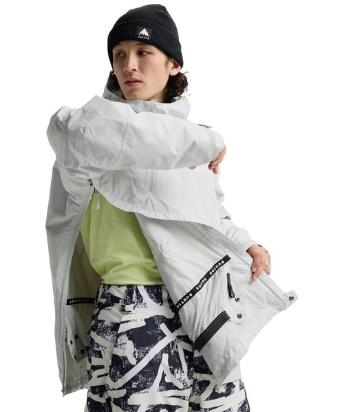BURTON（バートン）の「Burton Reserve 2L リラックス アノラック ジャケット（その他アウター・メンズ・ライトグレー/ベージュ×ブラック・M/L/S）」の4枚目の写真