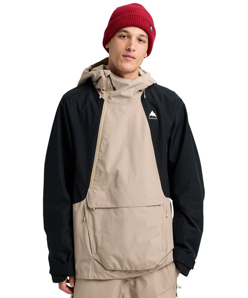 BURTON（バートン）の「Burton Reserve 2L リラックス アノラック ジャケット（その他アウター・メンズ・ライトグレー/ベージュ×ブラック・M/L/S）」の6枚目の写真