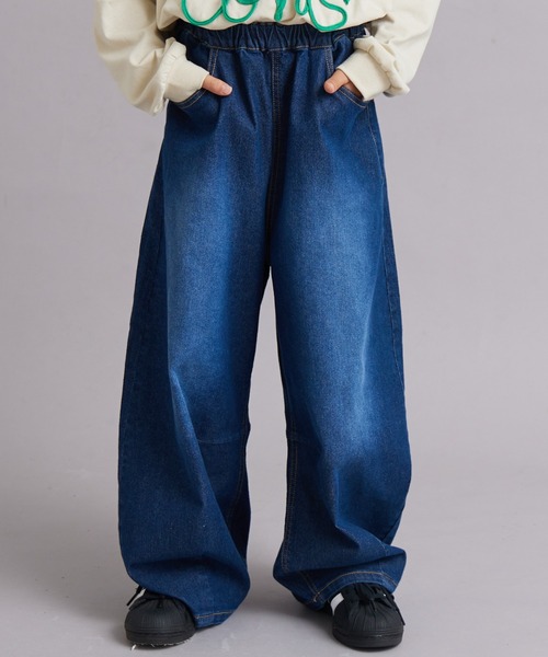 カーブ デニム パンツ【PAIRMANON STREET】（デニムパンツ