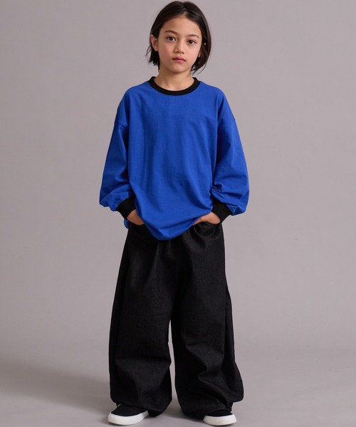 PAIRMANON STREET（ペアマノンストリート）の「カーブ デニム パンツ【PAIRMANON STREET】（デニムパンツ・キッズ・ブラック/ブルー/インディゴブルー・160/150/110/100/90/140/130/120）」の17枚目の写真