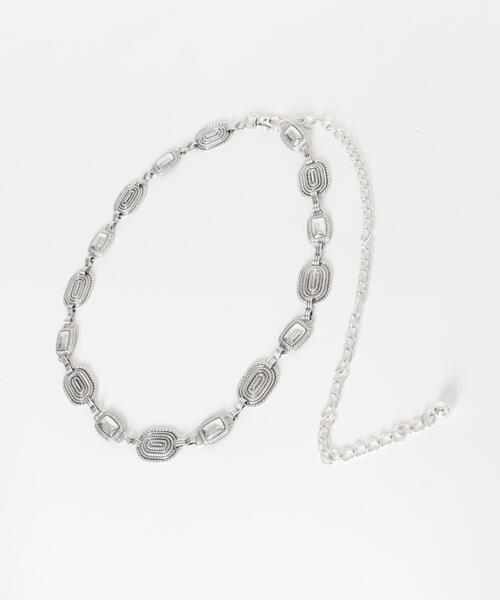 SMELLY（スメリー）の「コンチョチェーンベルト（ベルト・レディース・シルバー系その他/シルバー/その他1・-）」の6枚目の写真