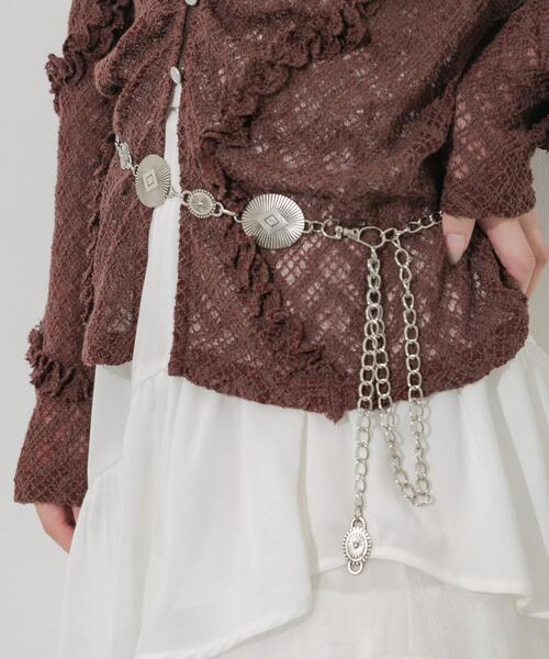 SMELLY（スメリー）の「コンチョチェーンベルト（ベルト・レディース・シルバー系その他/シルバー/その他1・-）」の11枚目の写真