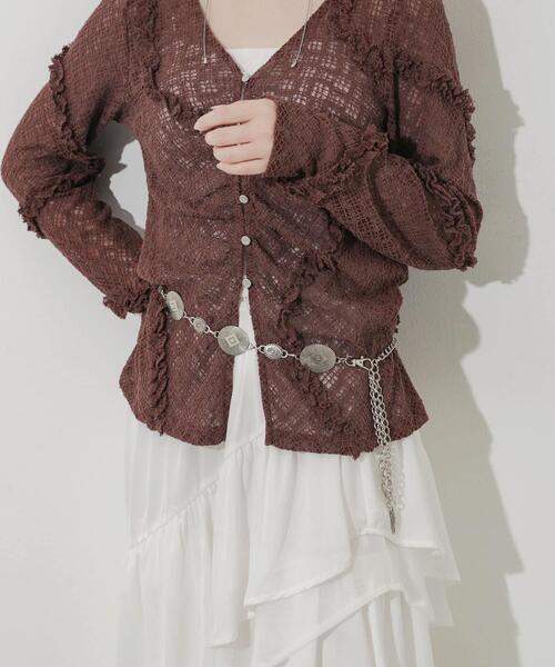 SMELLY（スメリー）の「コンチョチェーンベルト（ベルト・レディース・シルバー系その他/シルバー/その他1・-）」の12枚目の写真