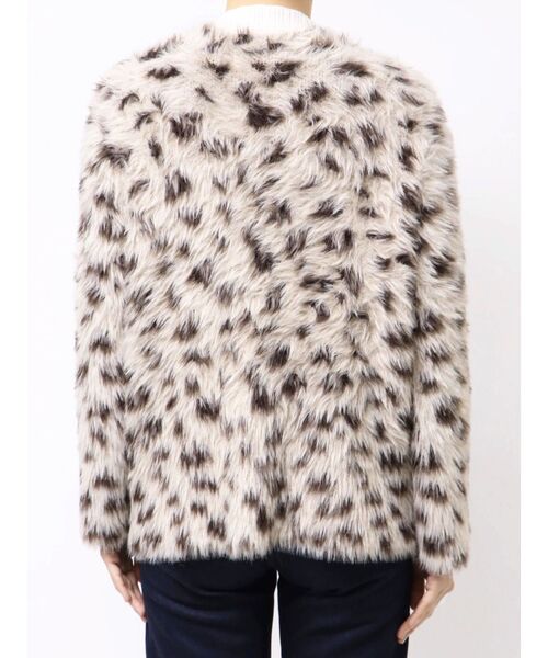 MERCURYDUO（マーキュリーデュオ）の「ファーライクシャギーミドルカーディガン（カーディガン/ボレロ・レディース・ブラウン/オフホワイト/その他1・FREE）」の12枚目の写真