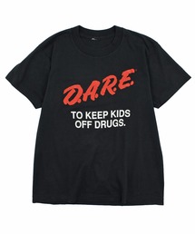 VINTAGE | 【USED】90’s “D.A.R.E” メッセージ Tシャツ(Tシャツ/カットソー)