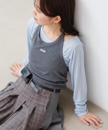 Kastane | 【2WAY】ホルターキャミSET(Tシャツ/カットソー)