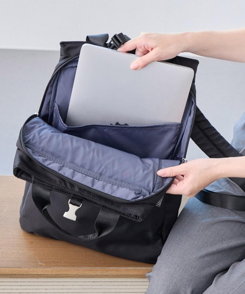 ROOTOTE(ルートート)の「ルートート / LT.セオルー.アンサンブル-B(ビジネスバッグ・レディース・ブラック/カーキ/ネイビー/ベージュ・FREE)」の12枚目の写真
