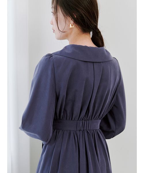 セール】バリエカシュクールシャツワンピース（ワンピース）｜SNIDEL